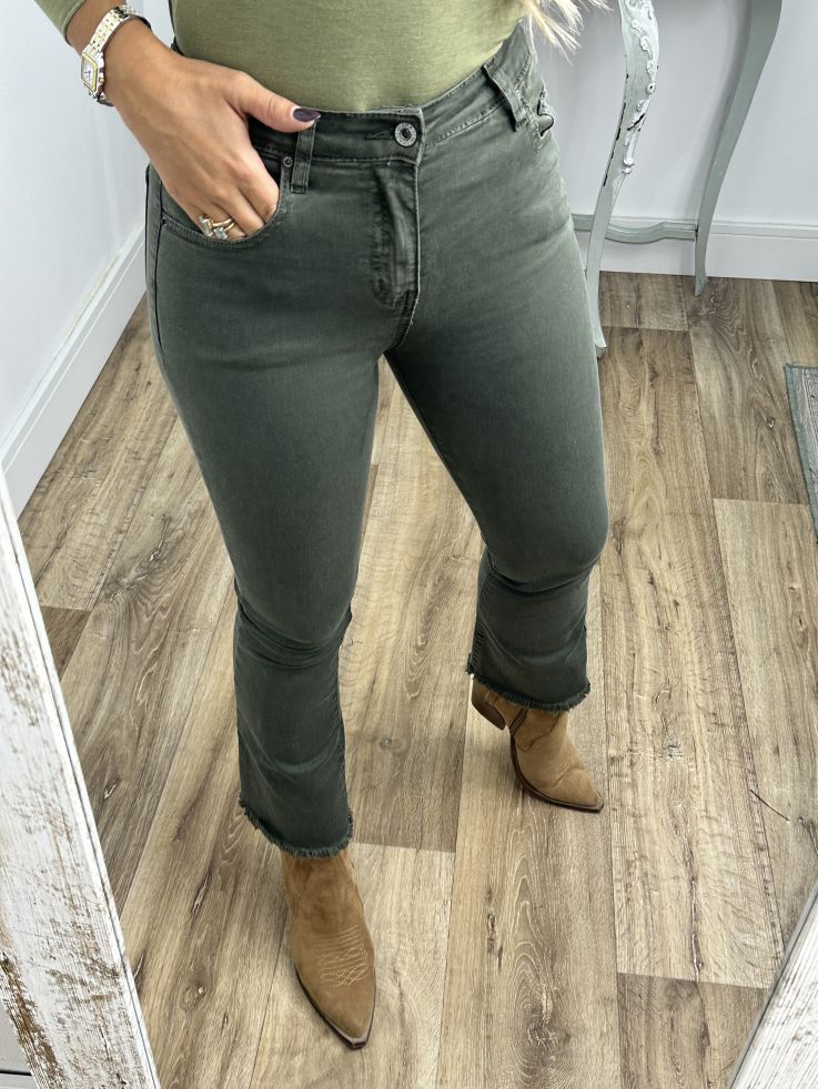 Jeans Paloma kaki Capri