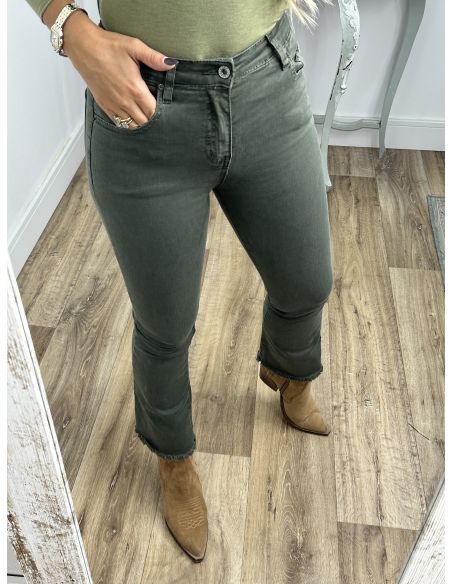 Jeans Paloma kaki Capri