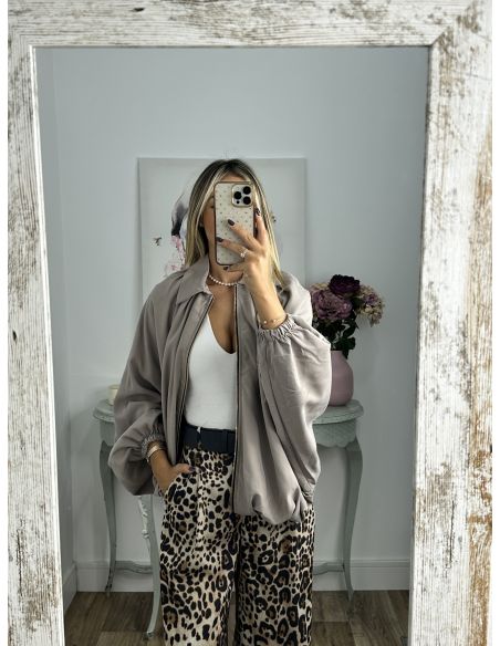 Bomber taupe manga murciélago