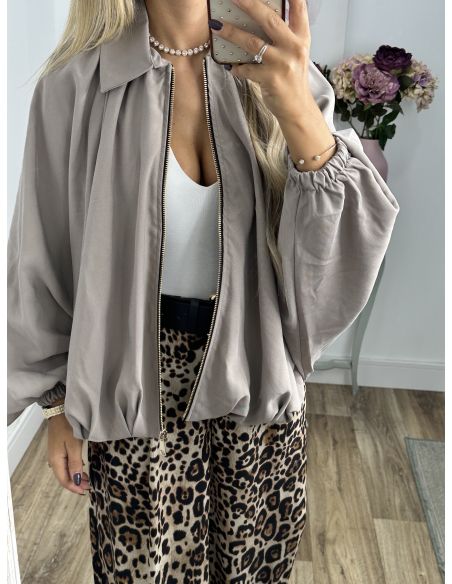 Bomber taupe manga murciélago