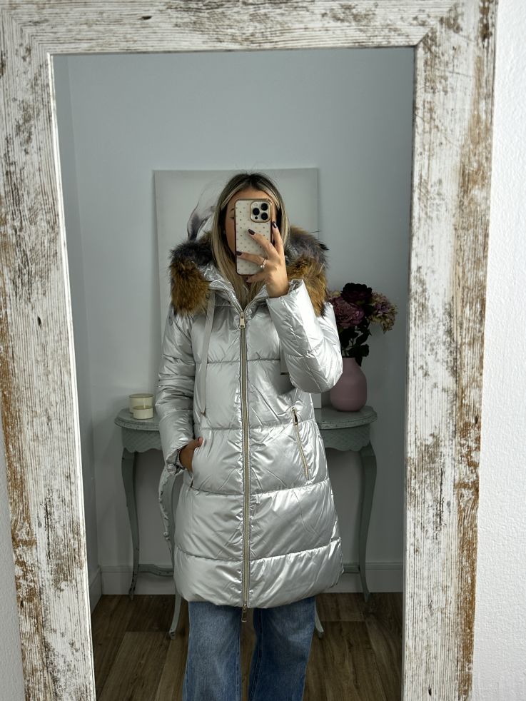 Abrigo PL9005 plateado