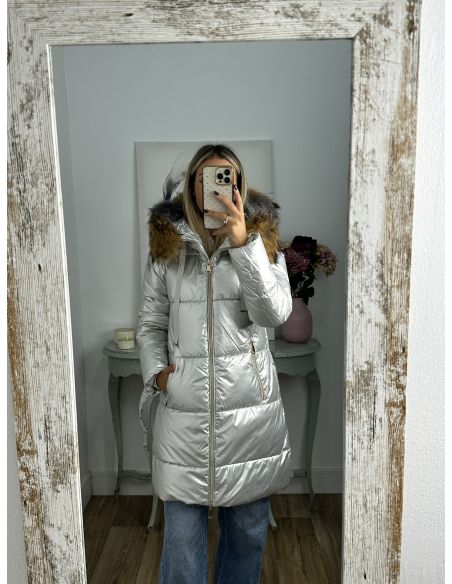 Abrigo PL9005 plateado