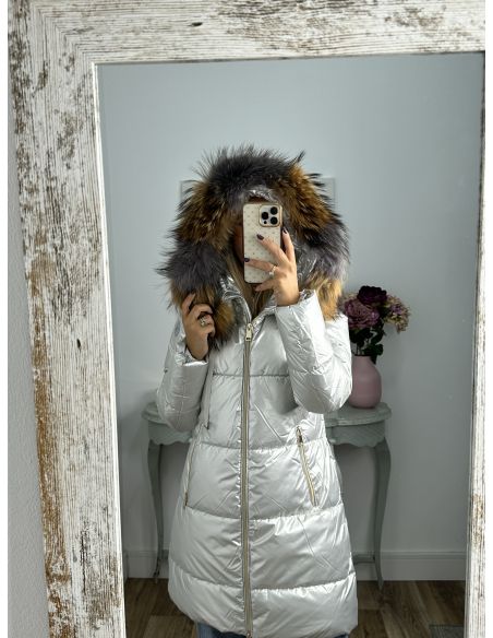 Abrigo PL9005 plateado