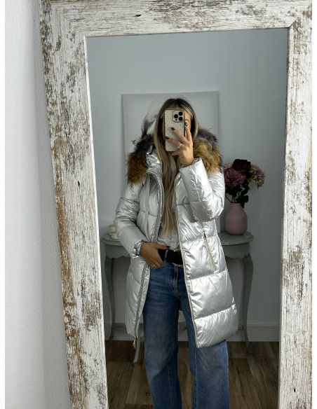 Abrigo PL9005 plateado