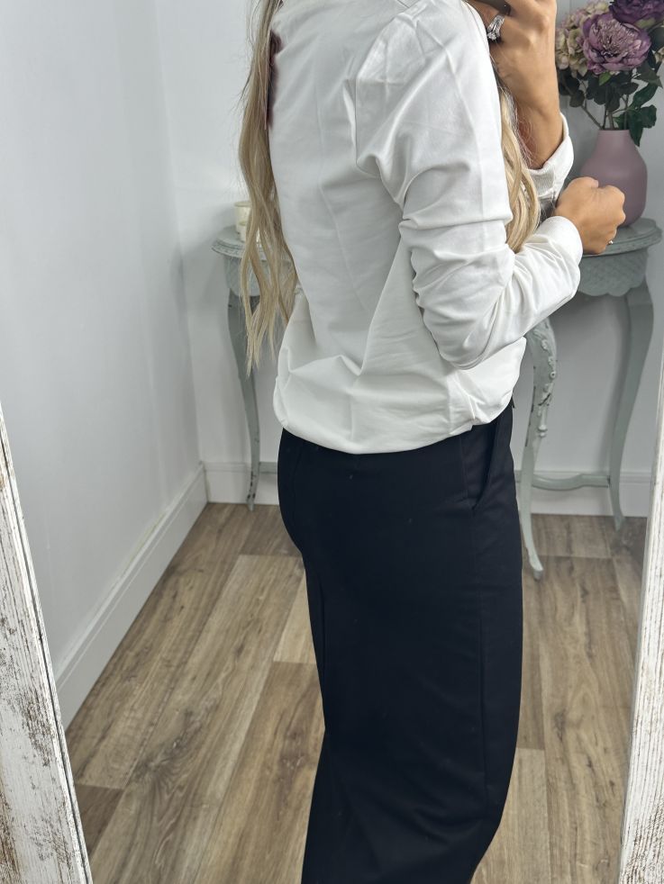 Sudadera Beso Love blanca