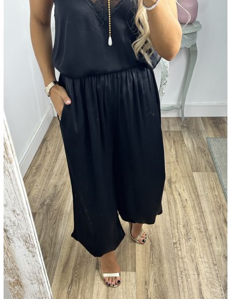 Pantalón bombacho negro