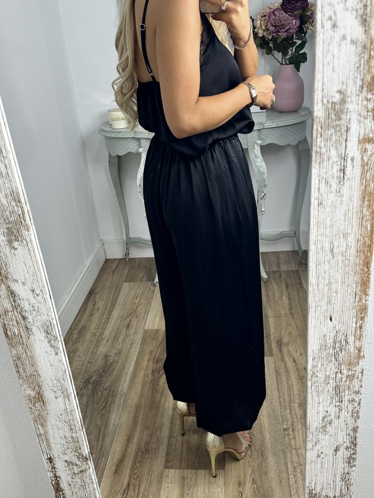 Pantalón bombacho negro