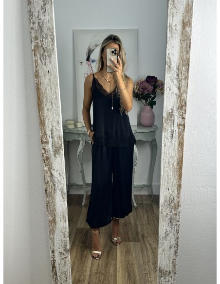 Pantalón bombacho negro