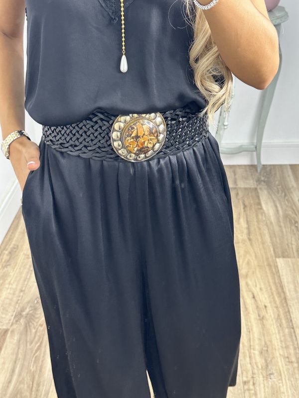 Cinturón Morocco negro