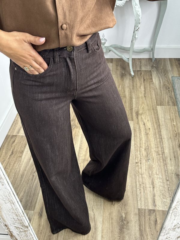 Jeans Manuela chocolate