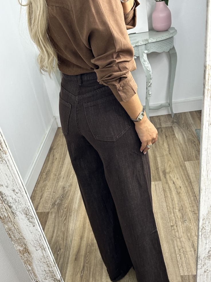 Jeans Manuela chocolate