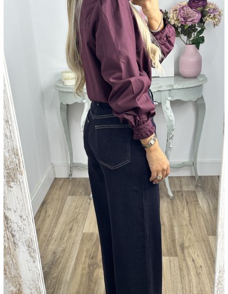 Camisa Gloria burdeos