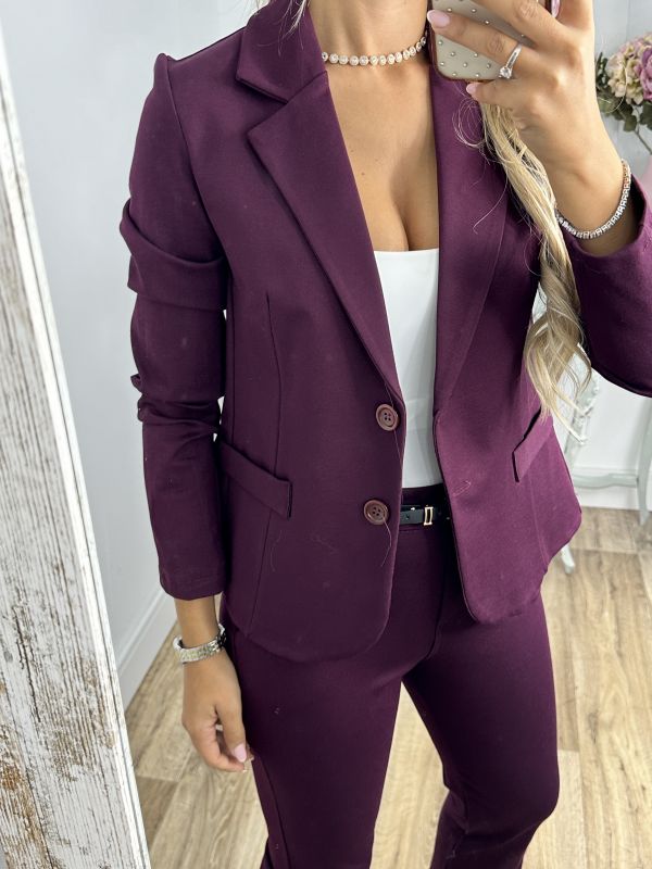 Traje Bliss berenjena