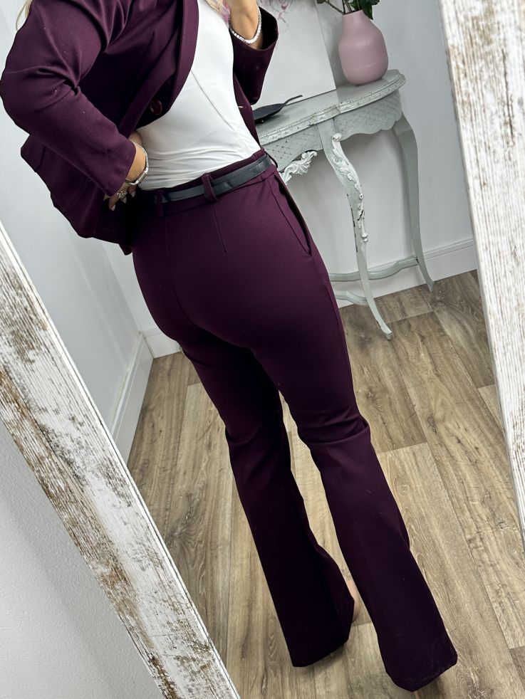 Traje Bliss berenjena Traje Bliss berenjena