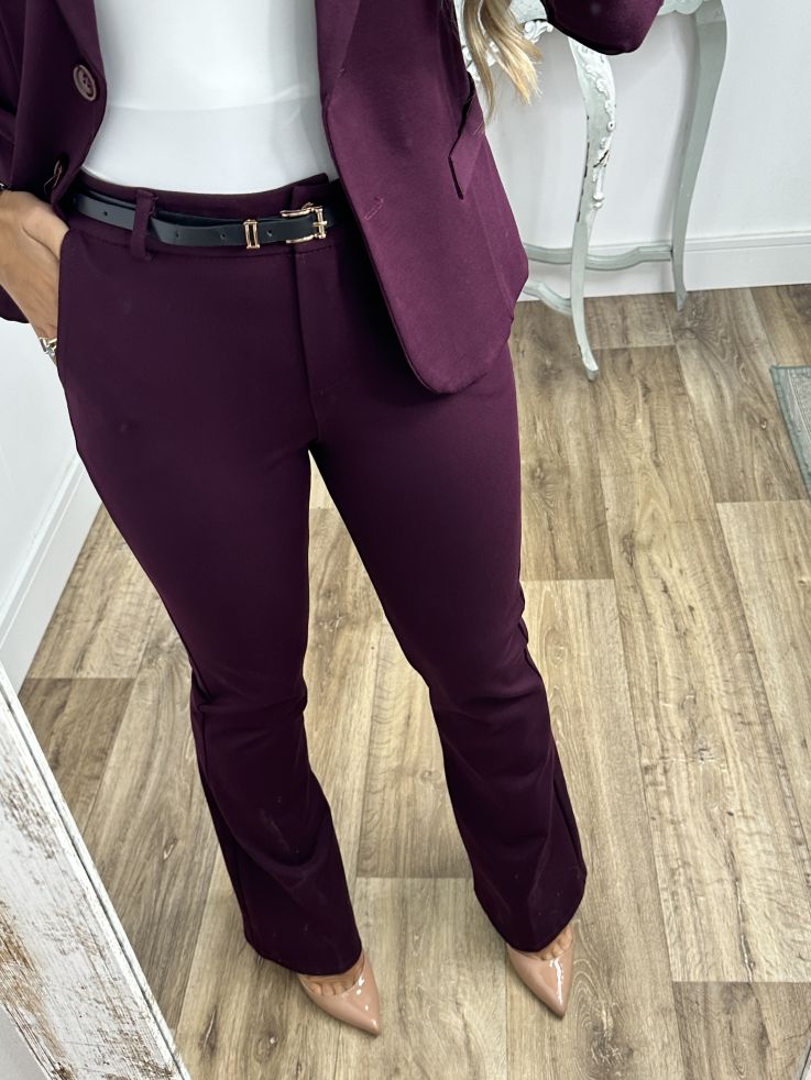 Traje Bliss berenjena Traje Bliss berenjena