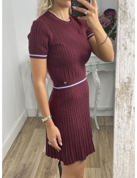 Conjunto Loretana burdeos