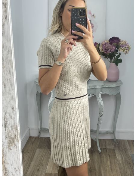 Conjunto Loretana beige