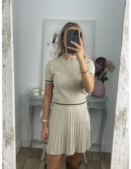 Conjunto Loretana beige