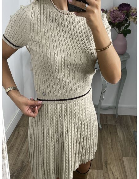 Conjunto Loretana beige