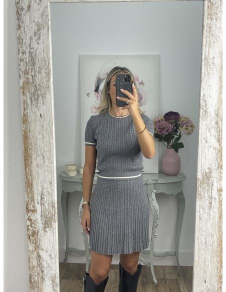 Conjunto Loretana gris