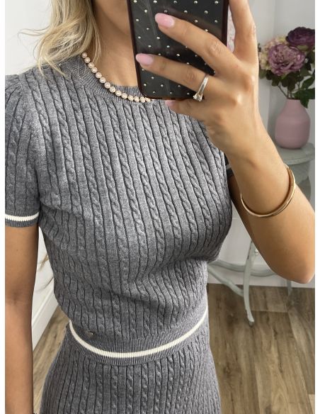 Conjunto Loretana gris
