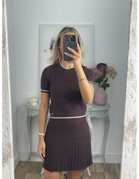 Conjunto Loretana chocolate