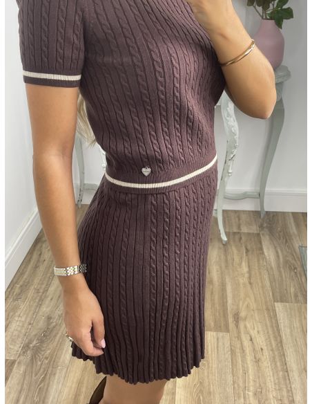 Conjunto Loretana chocolate