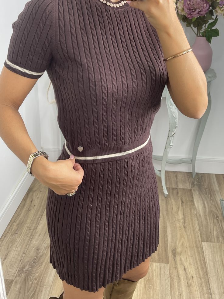 Conjunto Loretana chocolate