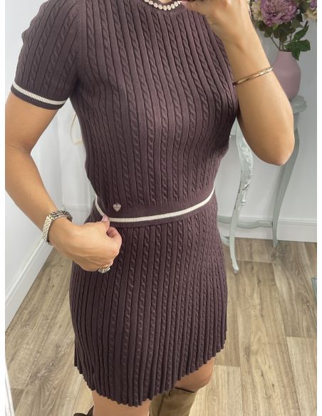 Conjunto Loretana chocolate