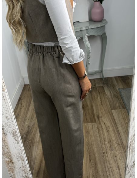 Conjunto Camila taupe