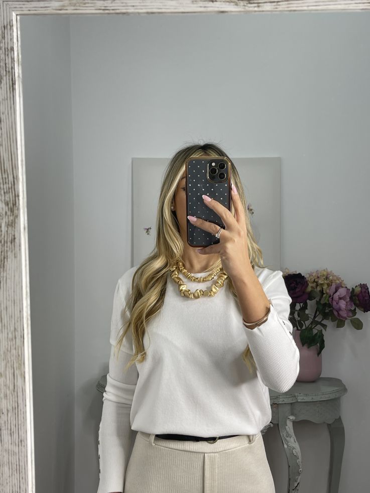 Pantalón Jimena beige con cinturón