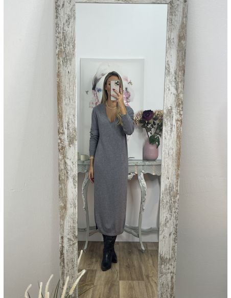 Vestido Araceli gris