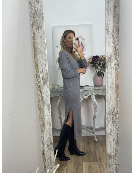 Vestido Araceli gris