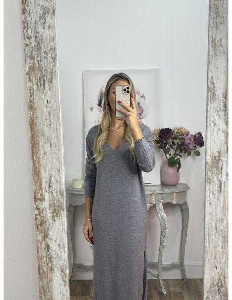 Vestido Araceli gris