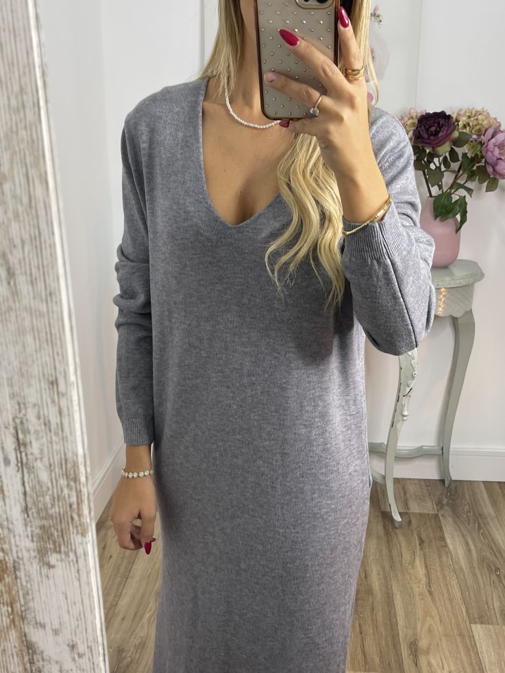 Vestido Araceli gris