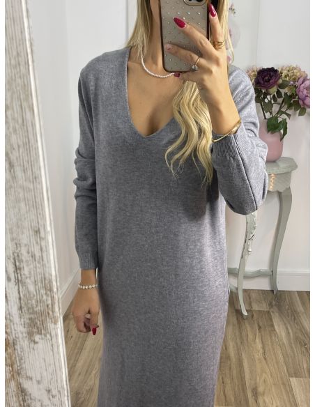 Vestido Araceli gris