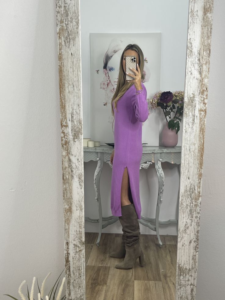 Vestido Araceli malva