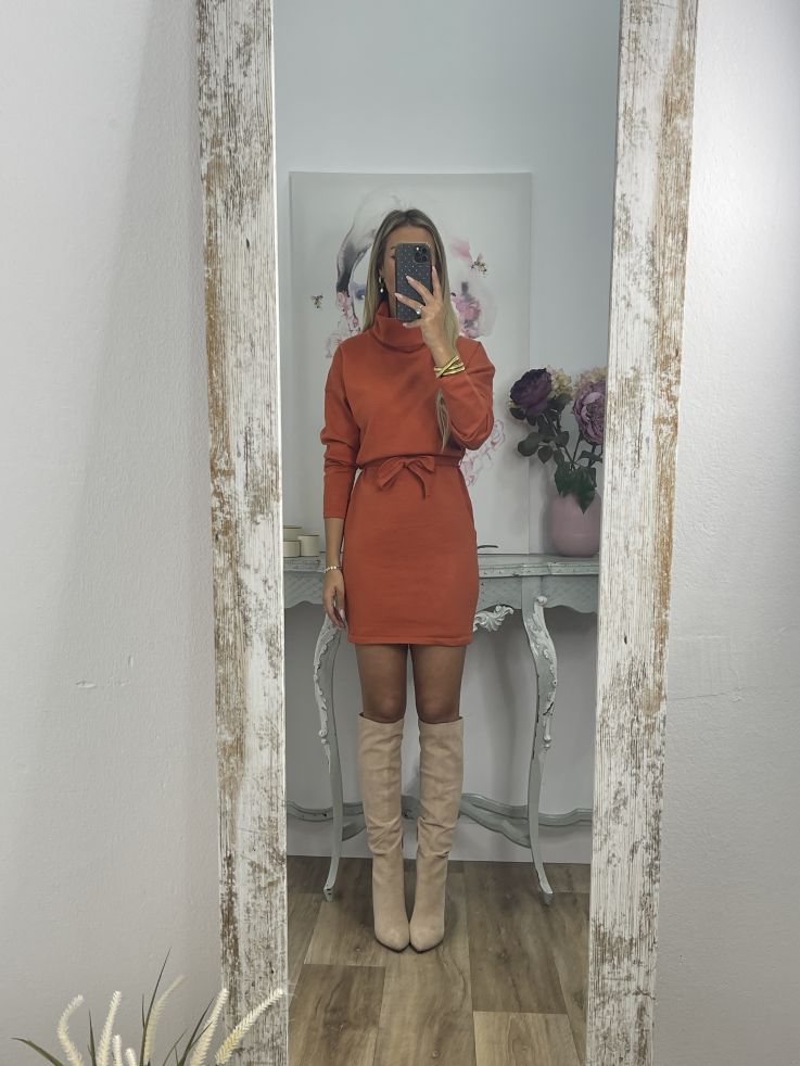 Vestido Fabrizia teja