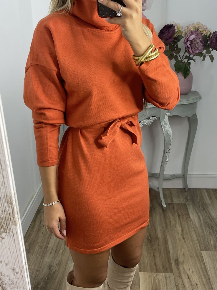 Vestido Fabrizia teja