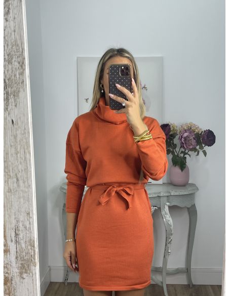 Vestido Fabrizia teja