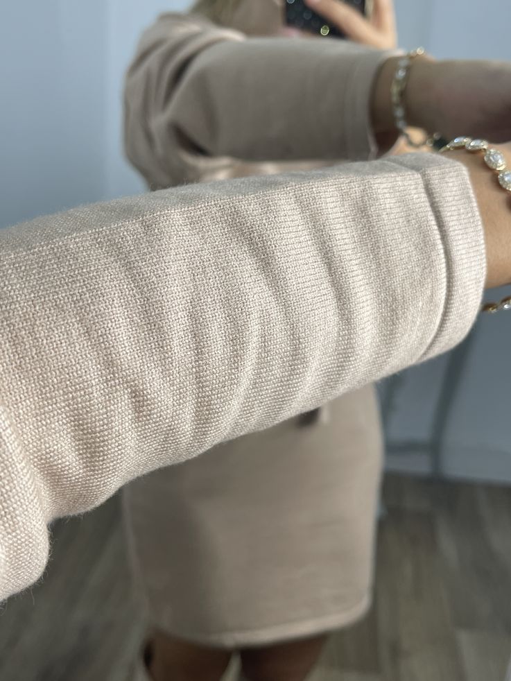 Vestido Fabrizia camel