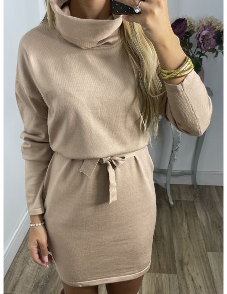 Vestido Fabrizia camel