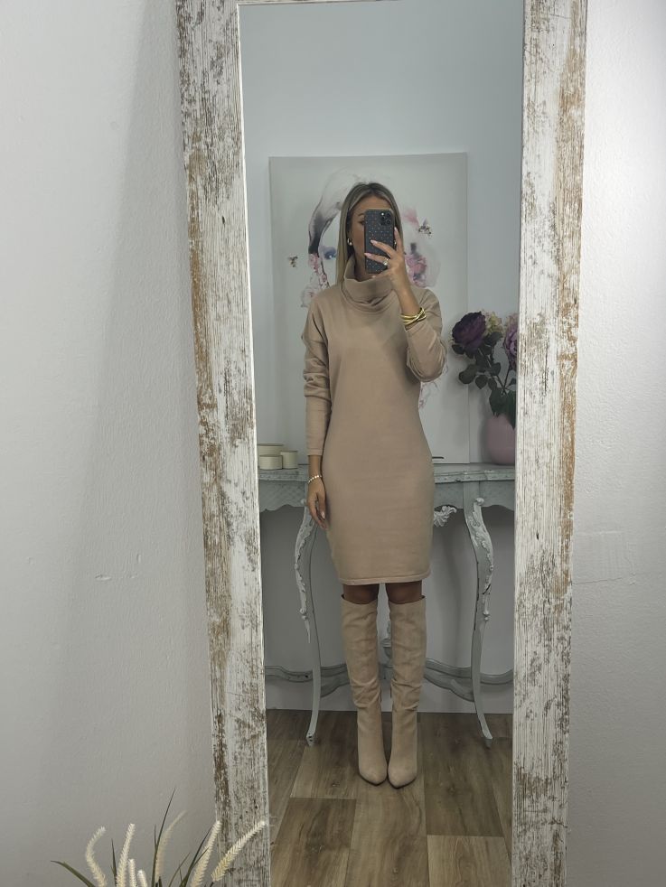 Vestido Fabrizia camel