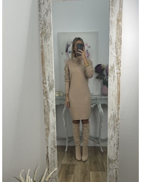 Vestido Fabrizia camel