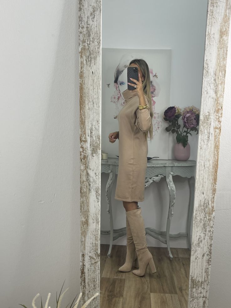Vestido Fabrizia camel