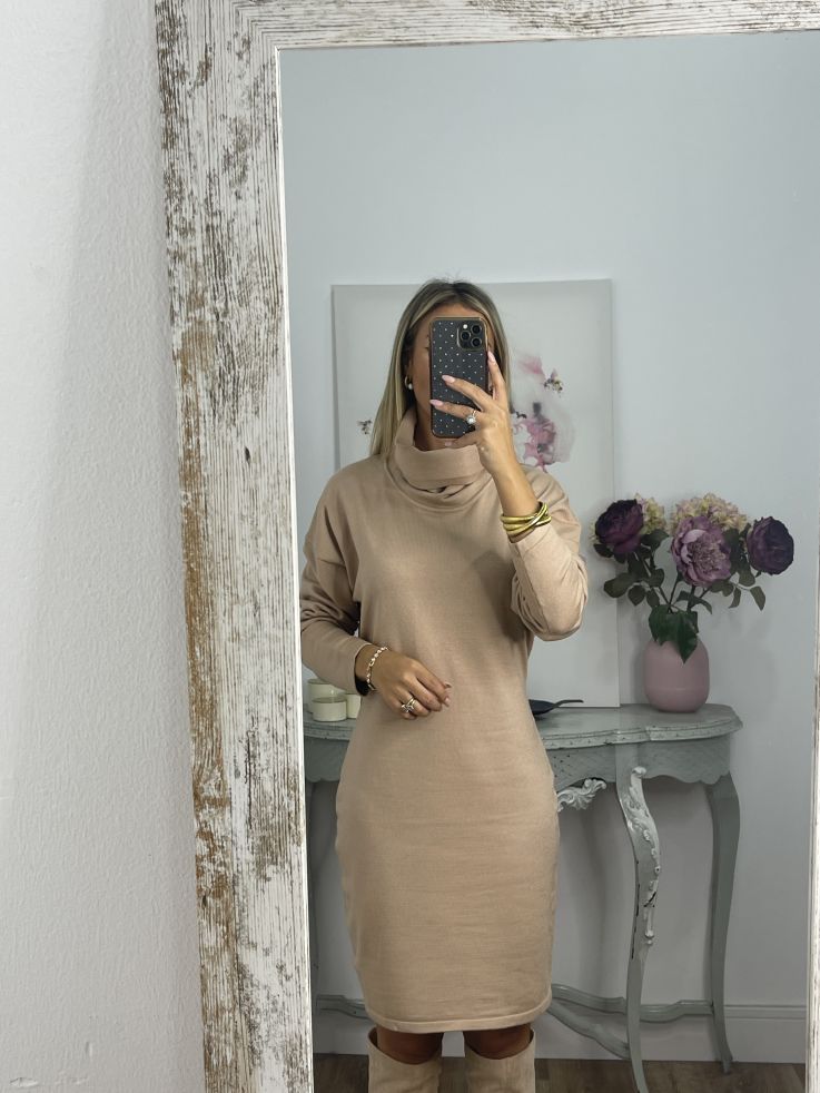 Vestido Fabrizia camel