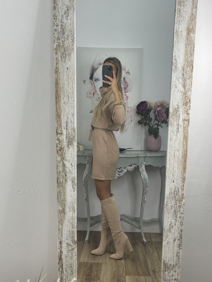 Vestido Fabrizia camel