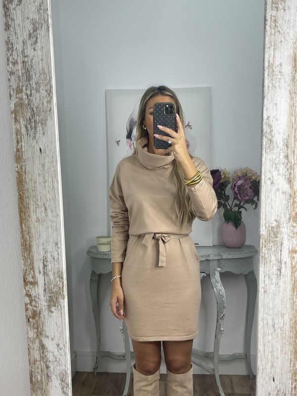 Vestido Fabrizia camel