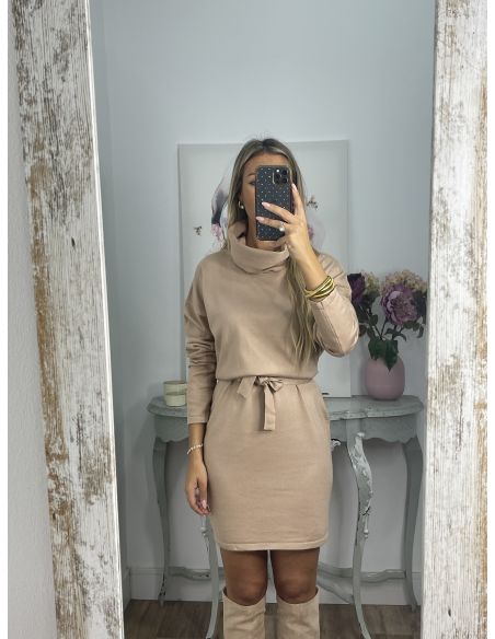 Vestido Fabrizia camel