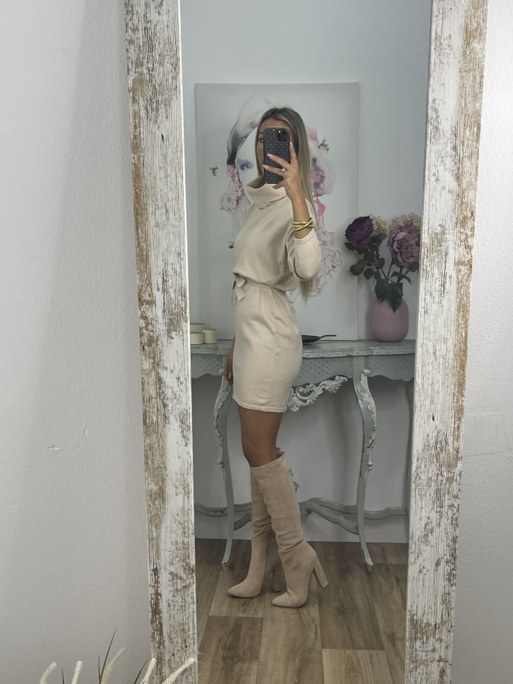Vestido Fabrizia beige